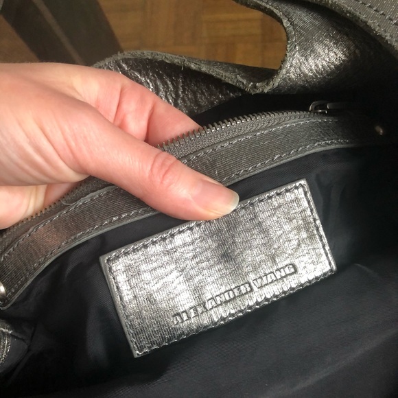 Alexander Wang Silver Leather Bag - Picture 4 of 8